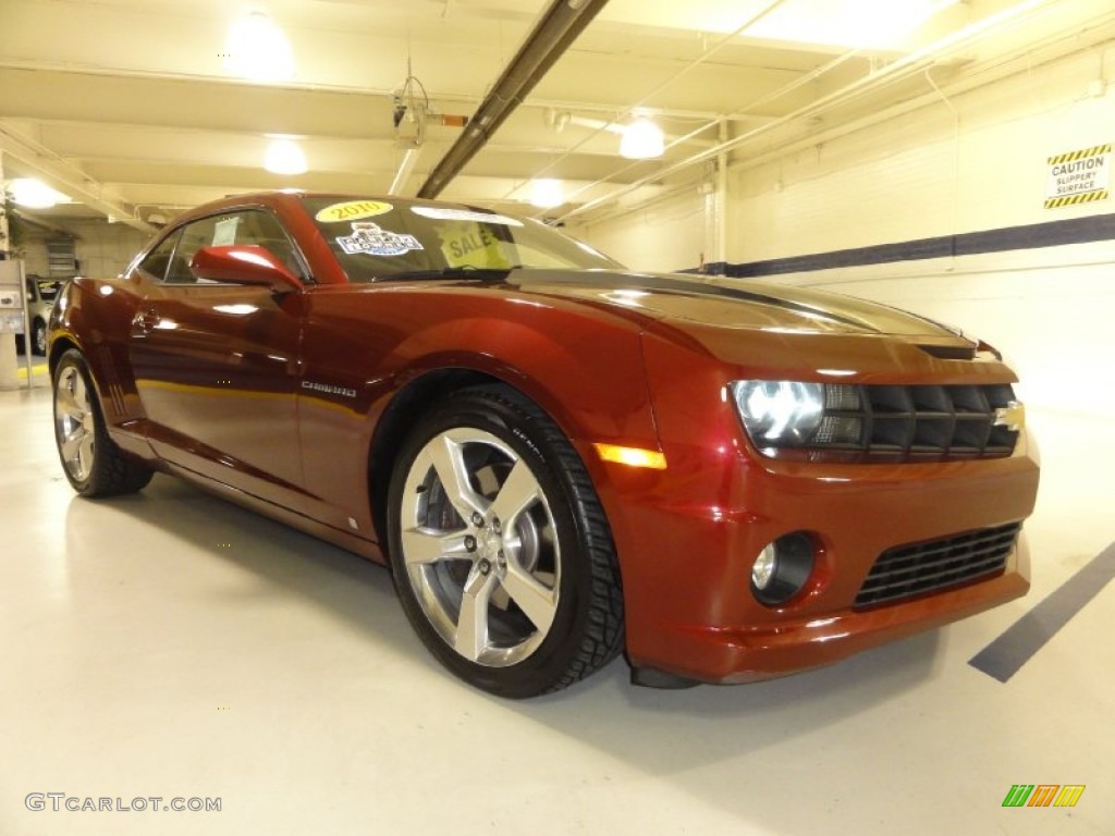 2010 Camaro SS/RS Coupe - Red Jewel Tintcoat / Black photo #5
