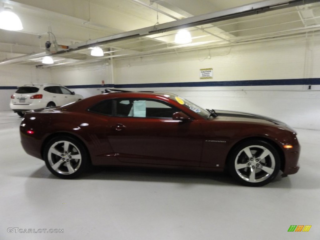 2010 Camaro SS/RS Coupe - Red Jewel Tintcoat / Black photo #7