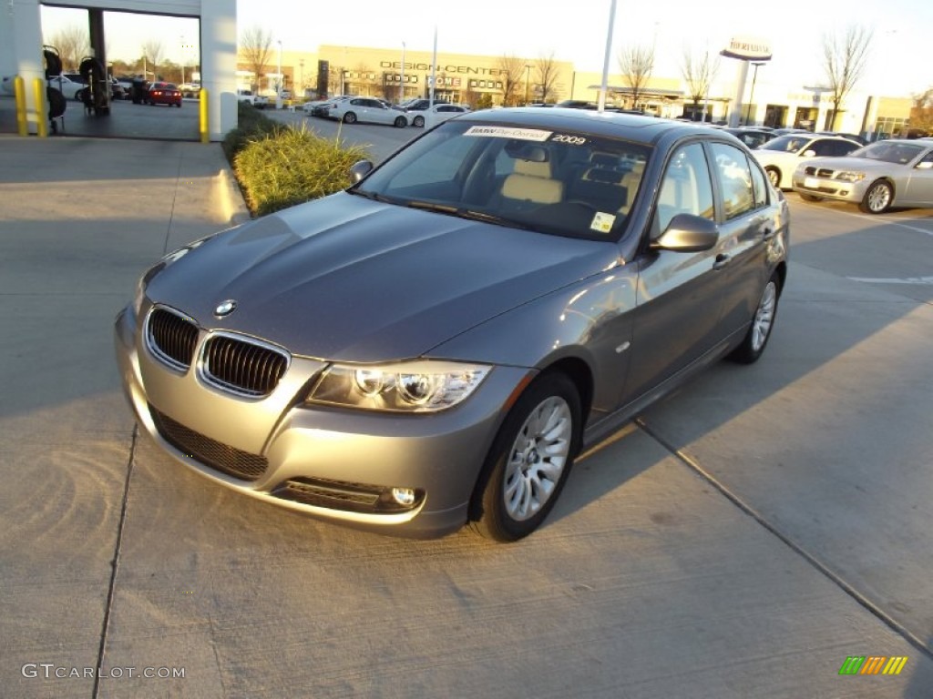 2009 3 Series 328i Sedan - Space Grey Metallic / Grey photo #1