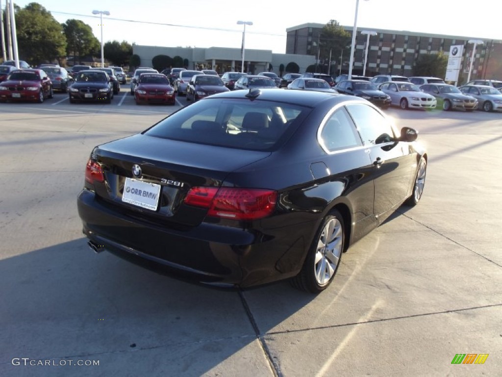 2013 3 Series 328i Coupe - Jet Black / Black photo #3