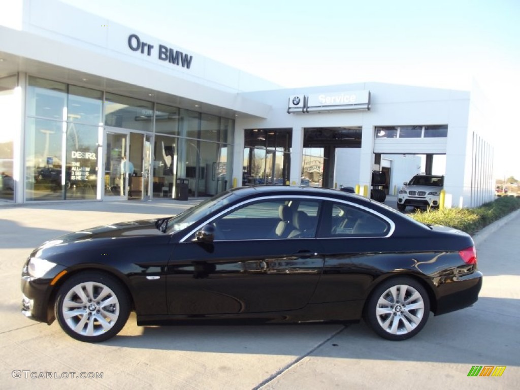 2013 3 Series 328i Coupe - Jet Black / Black photo #4