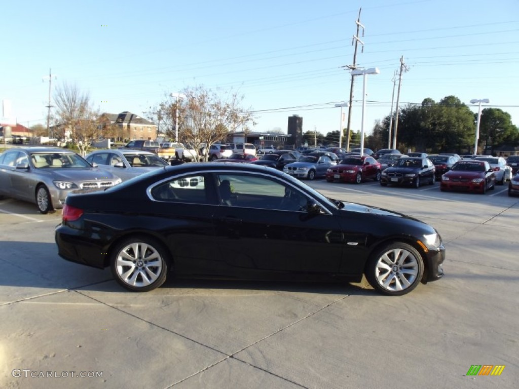 2013 3 Series 328i Coupe - Jet Black / Black photo #5