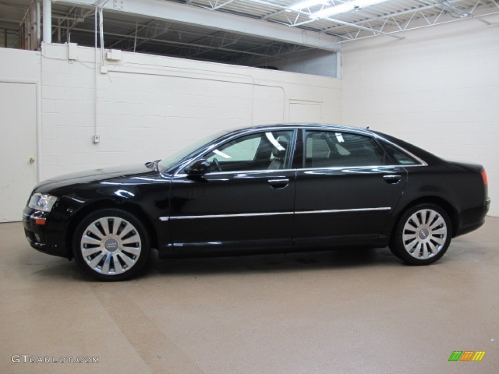Brilliant Black 2005 Audi A8 L 4.2 quattro Exterior Photo #75124779