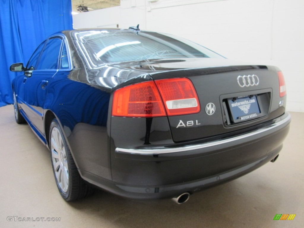 2005 A8 L 4.2 quattro - Brilliant Black / Black photo #5