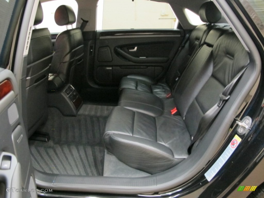 2005 Audi A8 L 4.2 quattro Rear Seat Photo #75125014