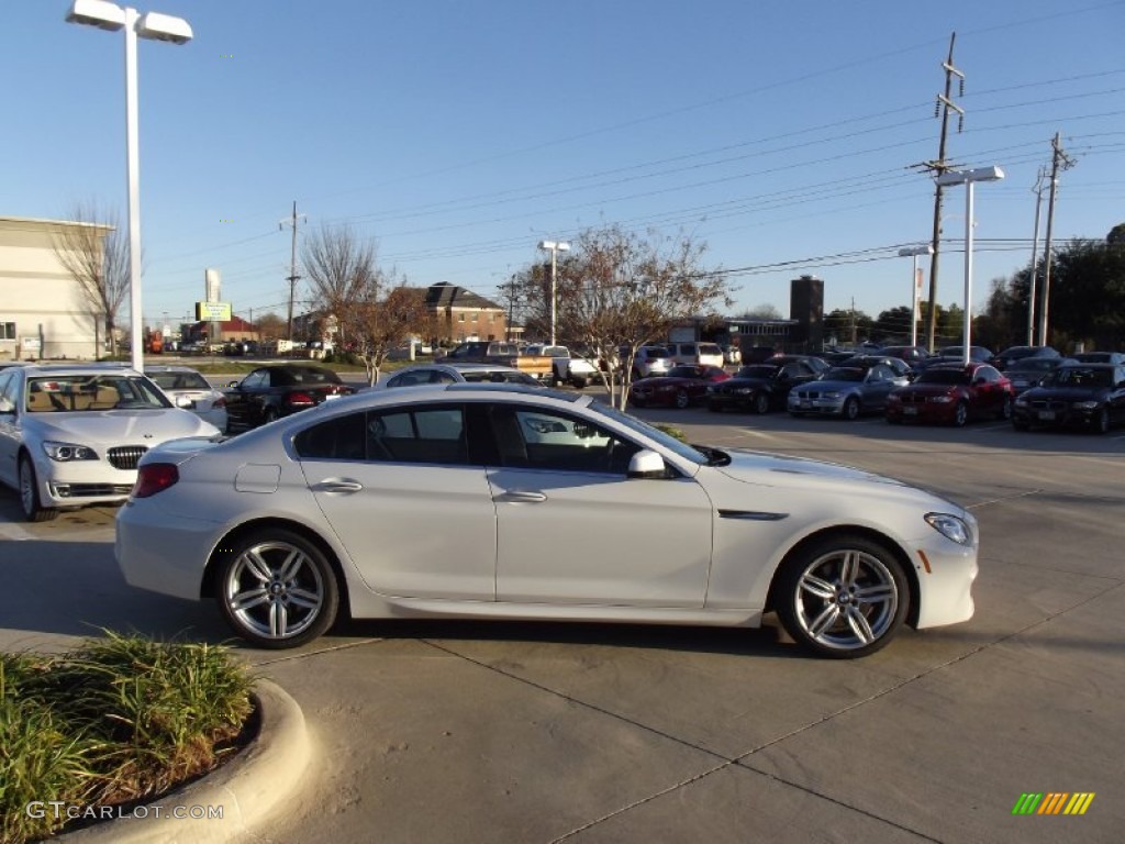 2013 6 Series 650i Gran Coupe - Alpine White / Black photo #6