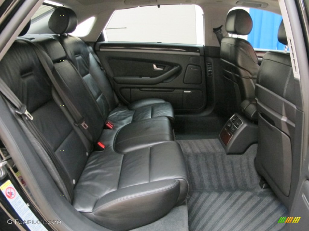 2005 Audi A8 L 4.2 quattro Rear Seat Photo #75125043