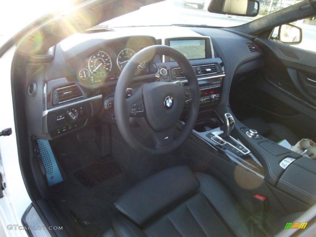 2013 6 Series 650i Gran Coupe - Alpine White / Black photo #9