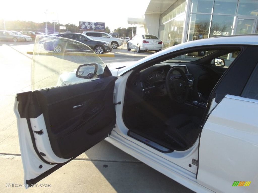 2013 6 Series 650i Gran Coupe - Alpine White / Black photo #10