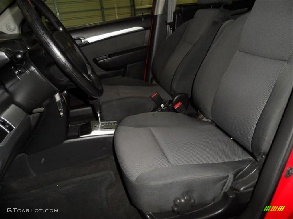 2010 Aveo LS Sedan - Victory Red / Charcoal photo #11