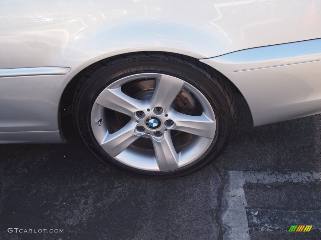 2004 3 Series 325i Convertible - Titanium Silver Metallic / Black photo #24