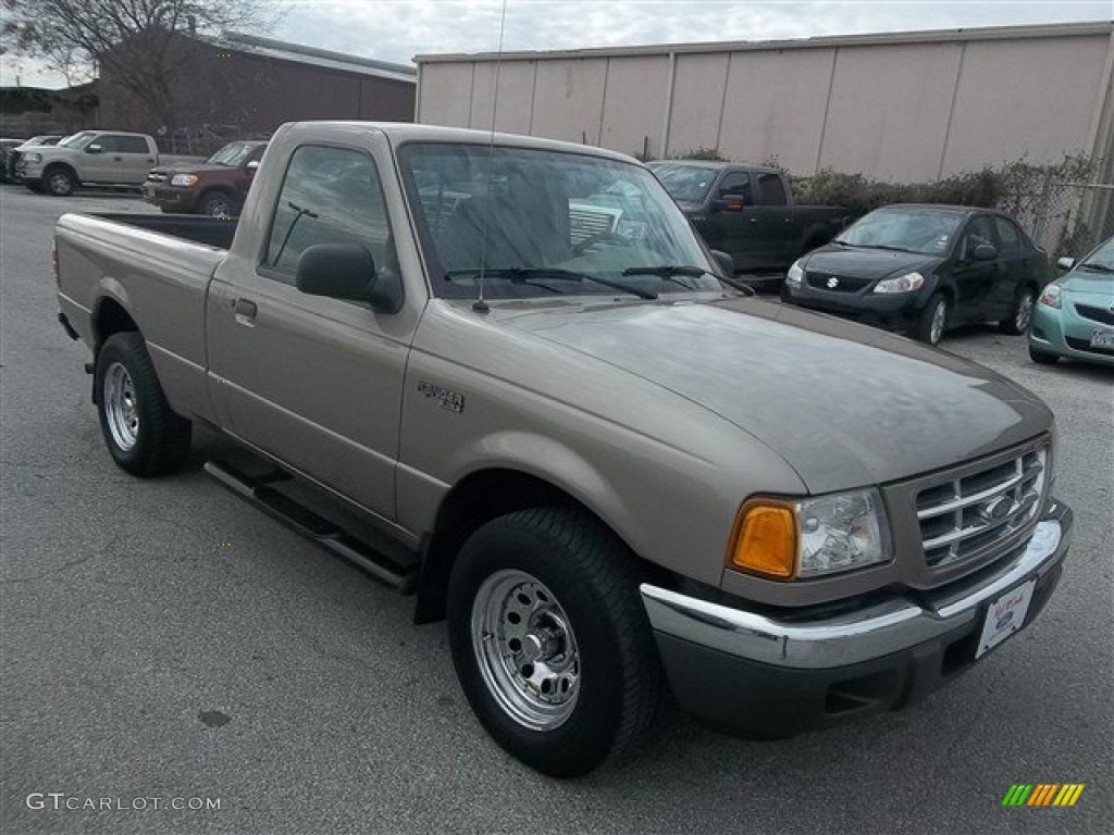 2003 Ranger XL Regular Cab - Arizona Beige Metallic / Medium Pebble photo #1