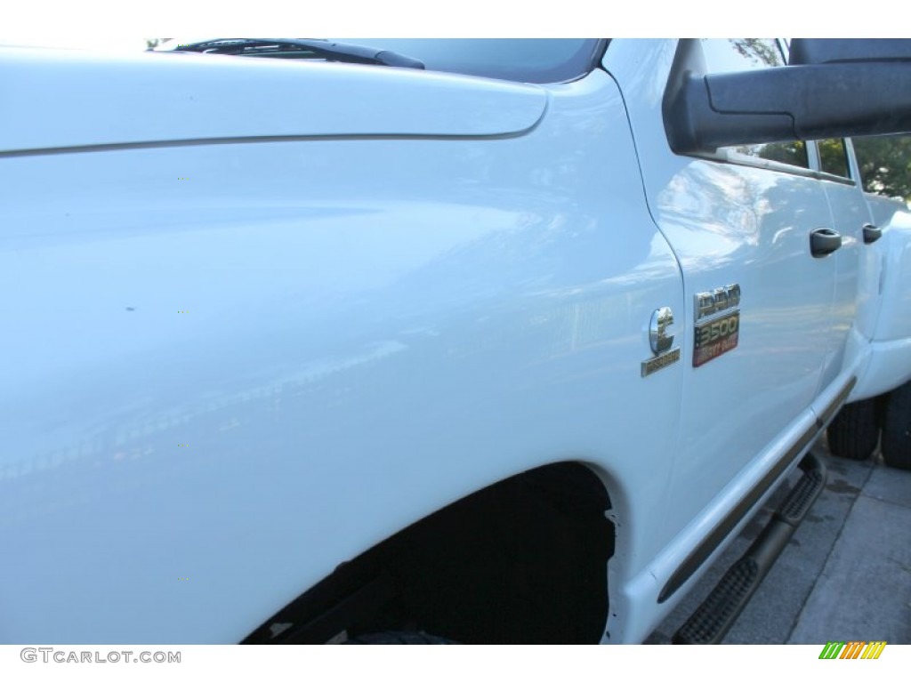 2007 Ram 3500 SLT Quad Cab 4x4 Dually - Bright White / Medium Slate Gray photo #18