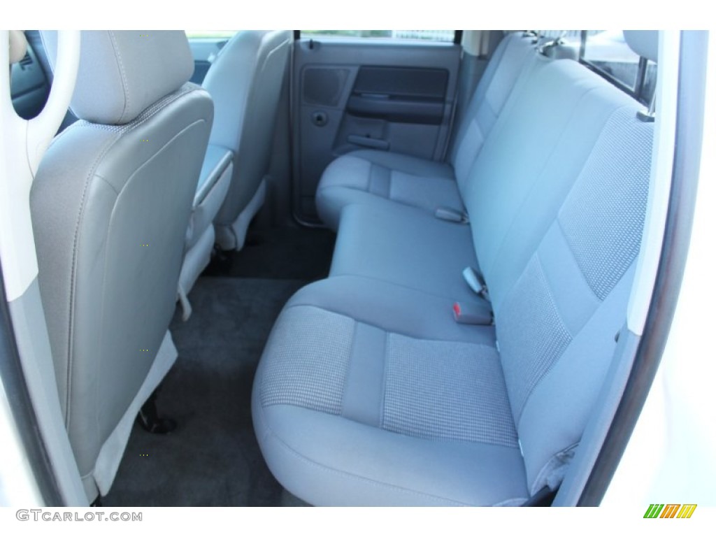 2007 Ram 3500 SLT Quad Cab 4x4 Dually - Bright White / Medium Slate Gray photo #51