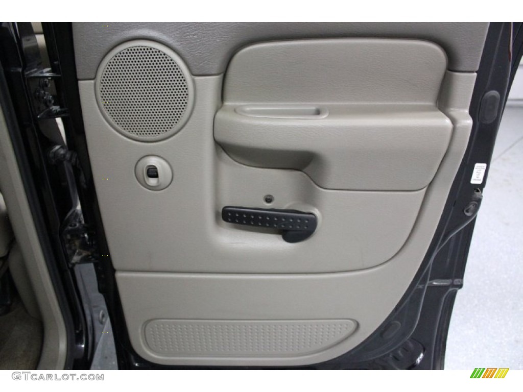 2003 Dodge Ram 2500 SLT Quad Cab 4x4 Dark Slate Gray Door Panel Photo #75127755