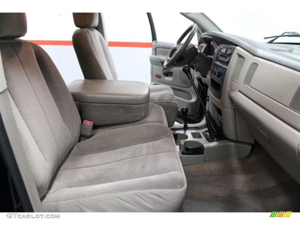 Dark Slate Gray Interior 2003 Dodge Ram 2500 SLT Quad Cab 4x4 Photo #75127801