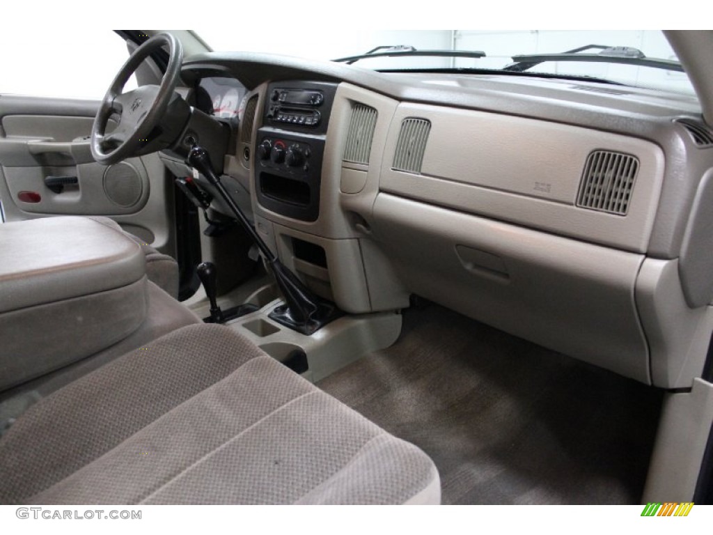 2003 Dodge Ram 2500 SLT Quad Cab 4x4 Dark Slate Gray Dashboard Photo #75127817