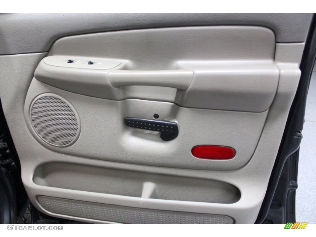 2003 Dodge Ram 2500 SLT Quad Cab 4x4 Dark Slate Gray Door Panel Photo #75127829