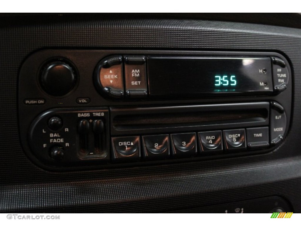 2003 Dodge Ram 2500 SLT Quad Cab 4x4 Audio System Photo #75128013