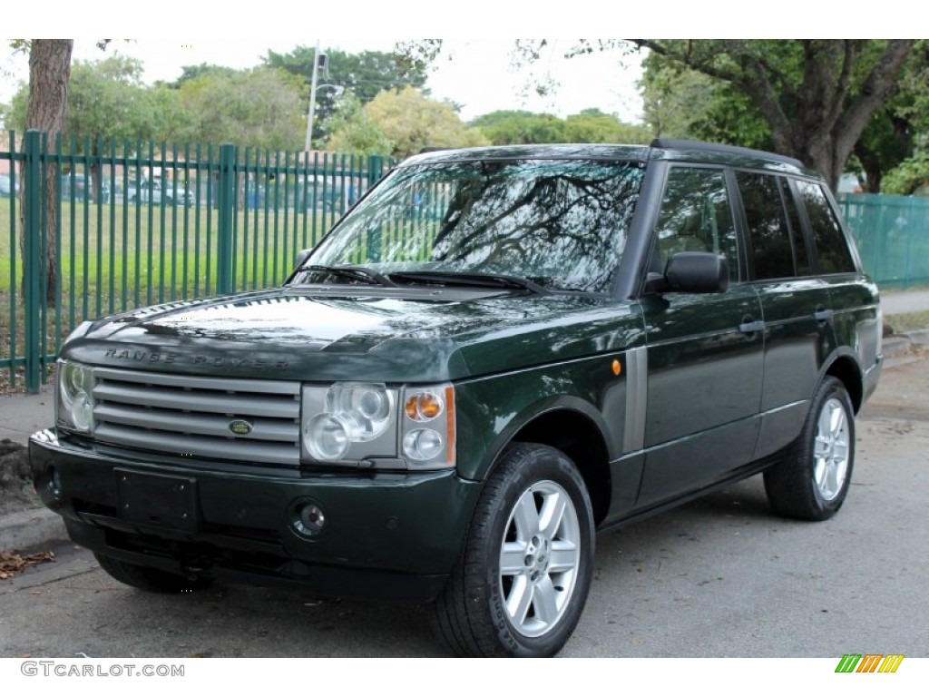 2004 Range Rover HSE - Epsom Green Metallic / Sand/Jet Black photo #1