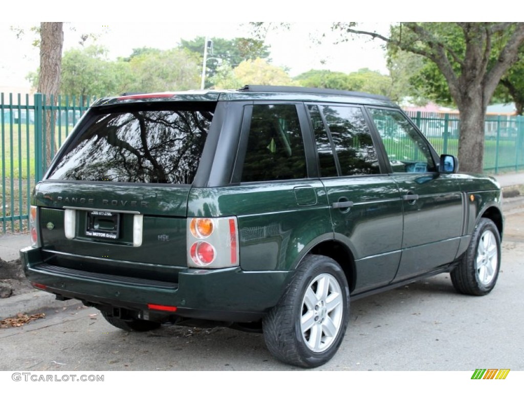 2004 Range Rover HSE - Epsom Green Metallic / Sand/Jet Black photo #6