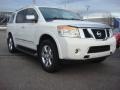 Blizzard White - Armada Platinum 4WD Photo No. 1