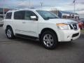 Blizzard White - Armada Platinum 4WD Photo No. 2