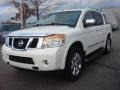 Blizzard White - Armada Platinum 4WD Photo No. 8