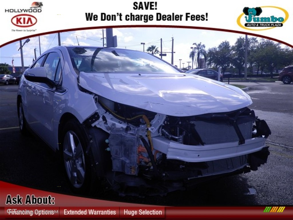 2012 Volt Hatchback - Summit White / Jet Black/Ceramic White Accents photo #1