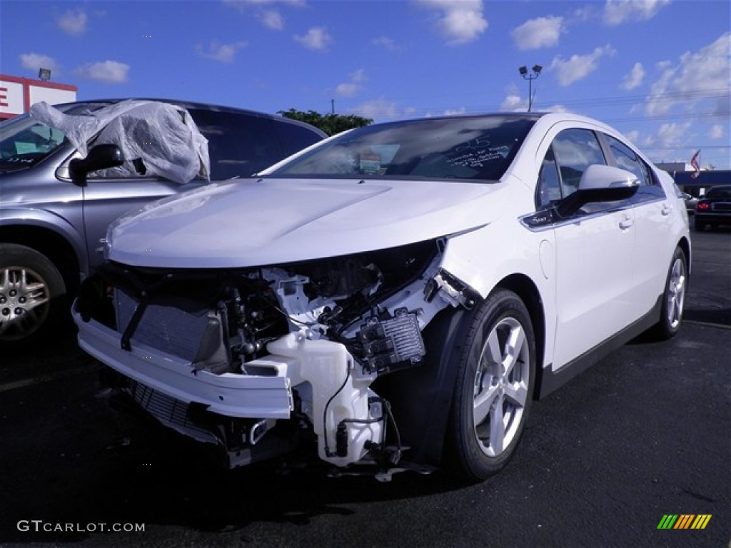 2012 Volt Hatchback - Summit White / Jet Black/Ceramic White Accents photo #3