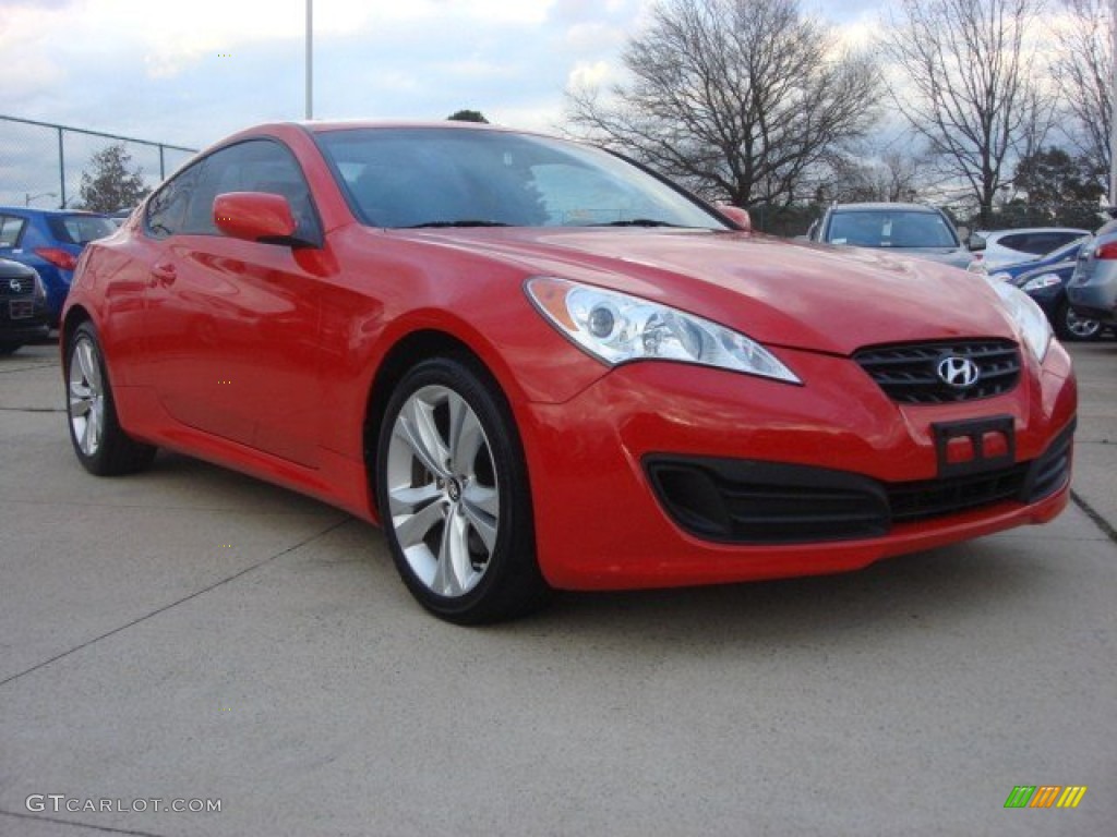 Tsukuba Red 2010 Hyundai Genesis Coupe 2.0T Exterior Photo #75135318