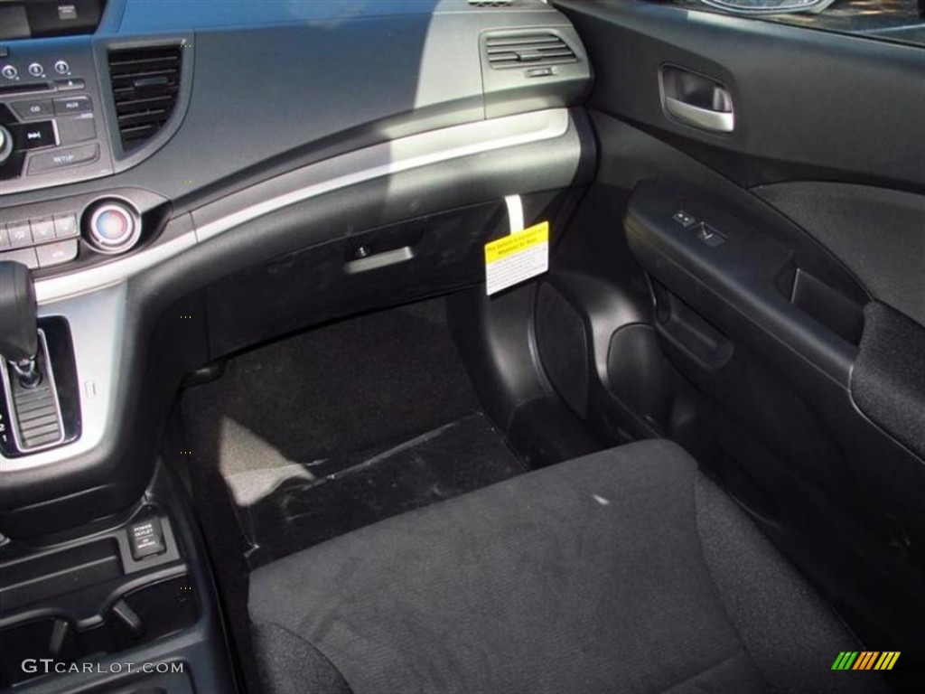 2013 CR-V LX - Crystal Black Pearl / Black photo #7