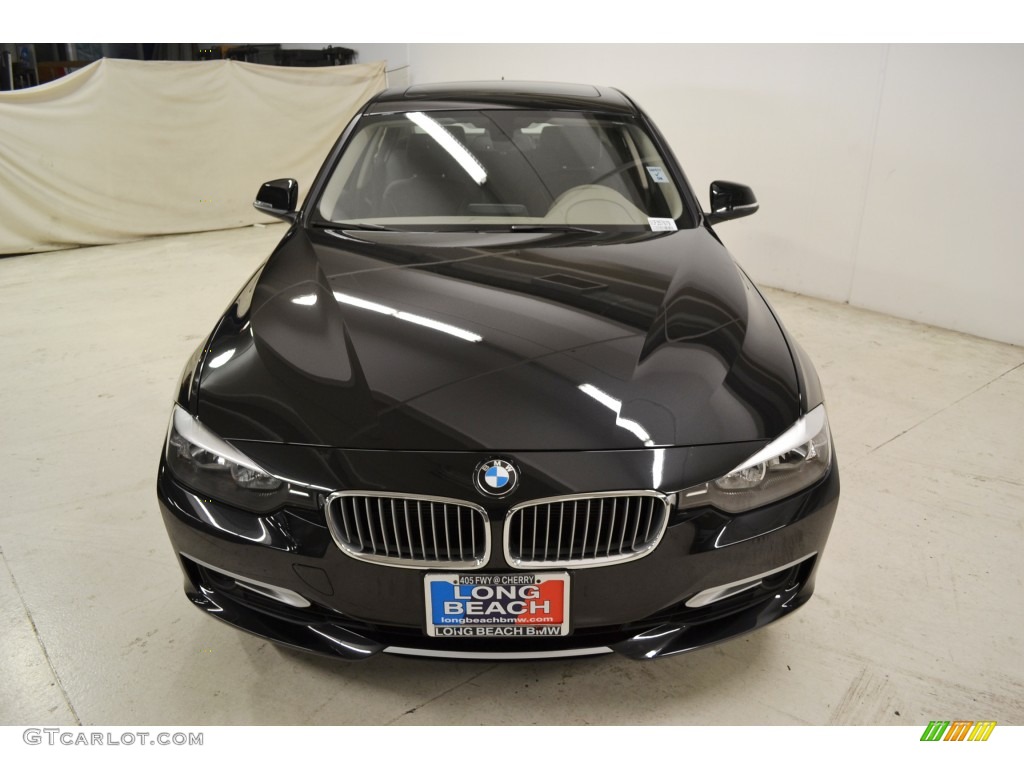 2012 3 Series 328i Sedan - Jet Black / Black photo #4