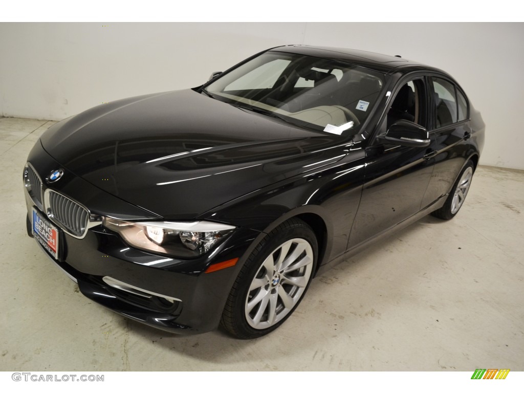 2012 3 Series 328i Sedan - Jet Black / Black photo #9