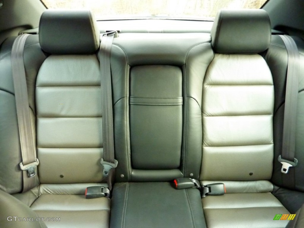 Ebony/Silver Interior 2008 Acura TL 3.5 Type-S Photo #75141132