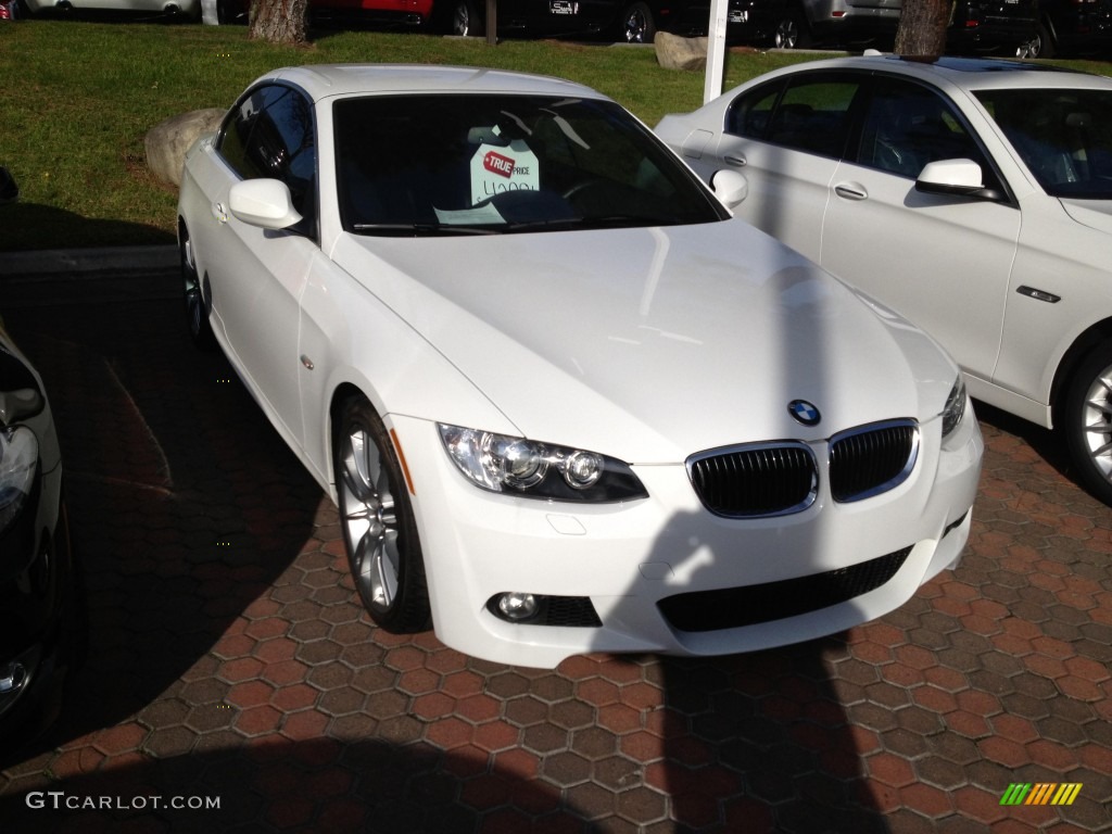 2010 3 Series 335i Convertible - Alpine White / Black photo #1