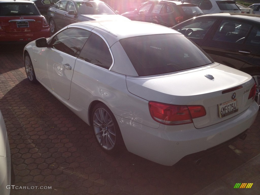 2010 3 Series 335i Convertible - Alpine White / Black photo #4