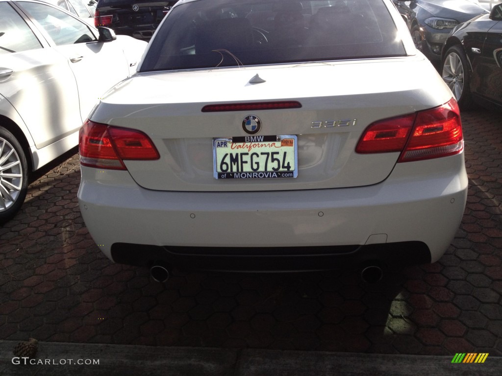 2010 3 Series 335i Convertible - Alpine White / Black photo #7