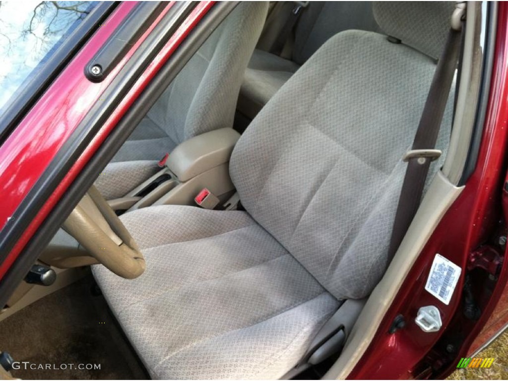 2000 Corolla CE - Venetian Red Pearl / Pebble Beige photo #16