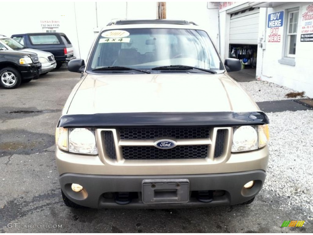 2001 Explorer Sport 4x4 - Harvest Gold Metallic / Medium Prairie Tan photo #7