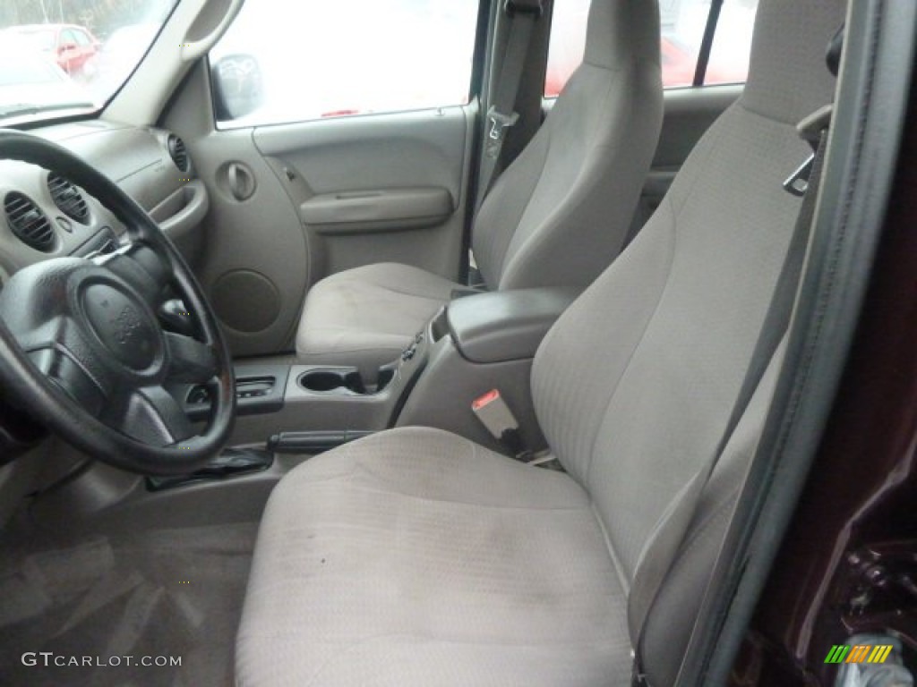 2004 Liberty Sport 4x4 - Deep Molten Red Pearl / Taupe photo #8