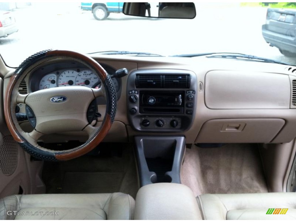 2001 Explorer Sport 4x4 - Harvest Gold Metallic / Medium Prairie Tan photo #19