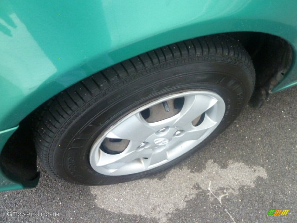 2001 Accent GL Sedan - Jade Green / Gray photo #7