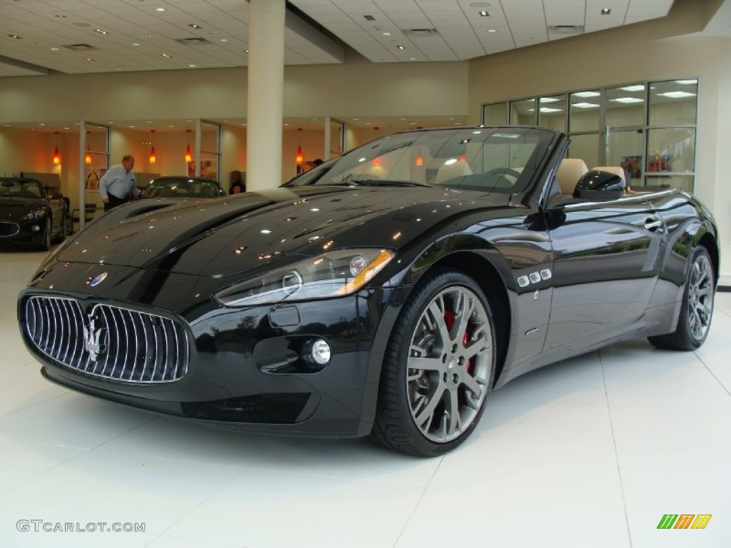 Nero (Black) 2012 Maserati GranTurismo Convertible GranCabrio Exterior Photo #75143192