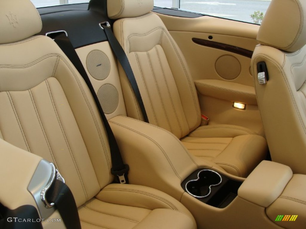 Pearl Beige Interior 2012 Maserati GranTurismo Convertible GranCabrio Photo #75143290