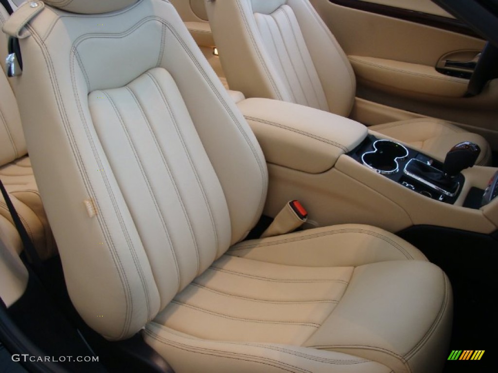 Pearl Beige Interior 2012 Maserati GranTurismo Convertible GranCabrio Photo #75143307