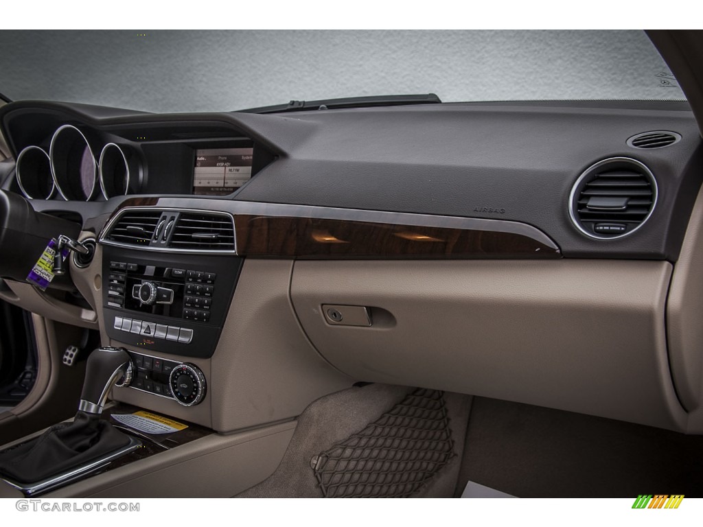 2013 Mercedes-Benz C 250 Sport Almond/Mocha Dashboard Photo #75143781