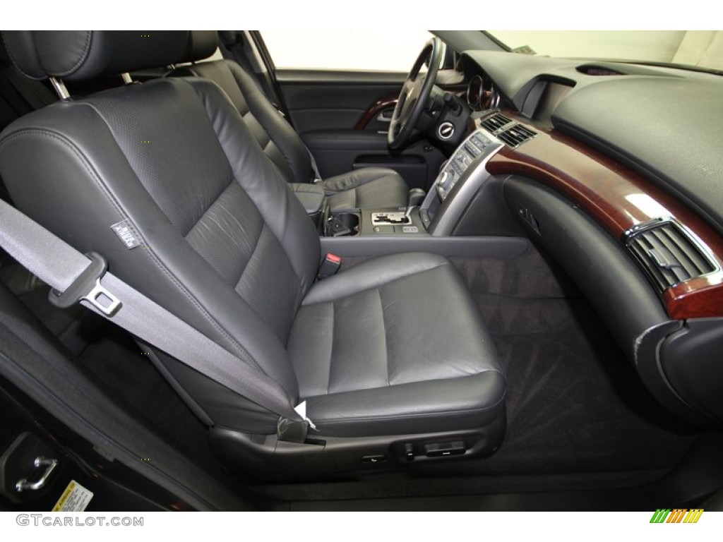 Ebony Interior 2008 Acura RL 3.5 AWD Sedan Photo #75146536