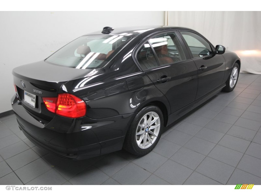 2010 3 Series 328i Sedan - Black Sapphire Metallic / Chestnut Brown Dakota Leather photo #11