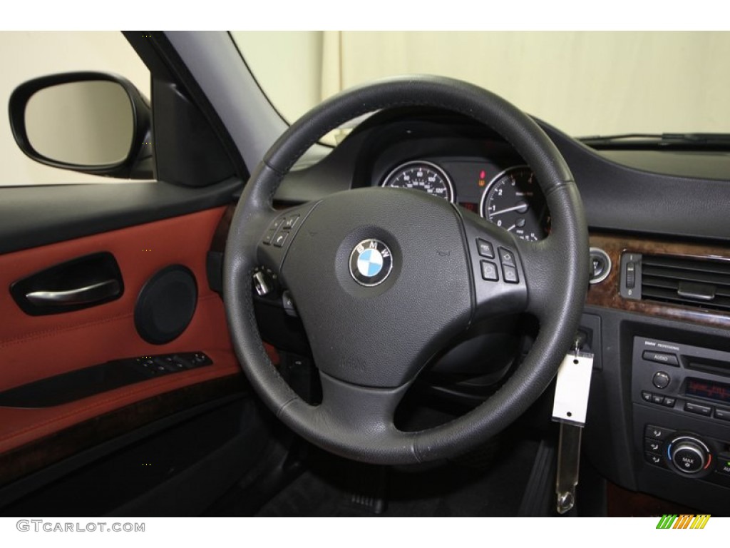 2010 3 Series 328i Sedan - Black Sapphire Metallic / Chestnut Brown Dakota Leather photo #28